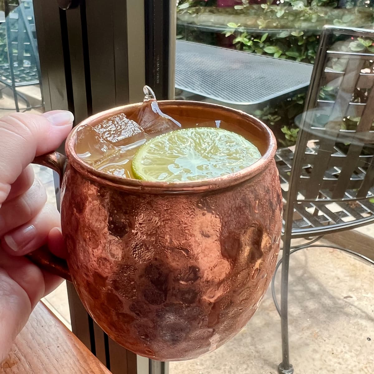Limoncello mule at Via Napoli in the Italy pavilion at EPCOT